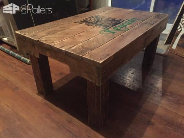 Family Insignia Pallet Coffee Table Est. 1973 Pallet Coffee Tables Family Insignia Pallet Coffee Table Est. 1973 Pallet Coffee Tables