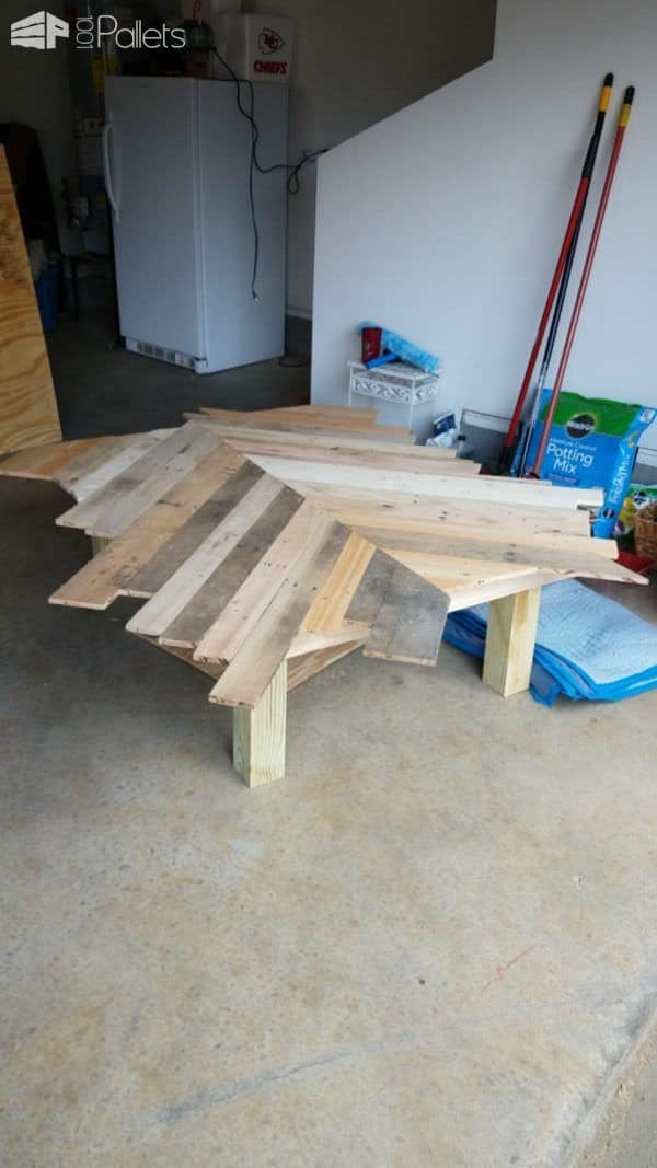 Gorgeous Wide Chevron 5 Pallet Coffee Table Pallet Coffee Tables Gorgeous Wide Chevron 5 Pallet Coffee Table Pallet Coffee Tables