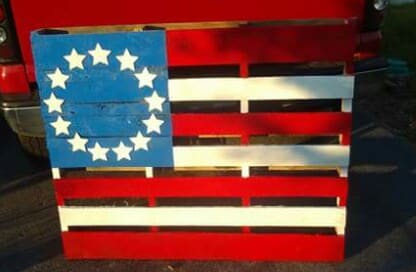 How I Made This Beautiful Pallet Flag! Pallet Home Accessories How I Made This Beautiful Pallet Flag! Pallet Home Accessories