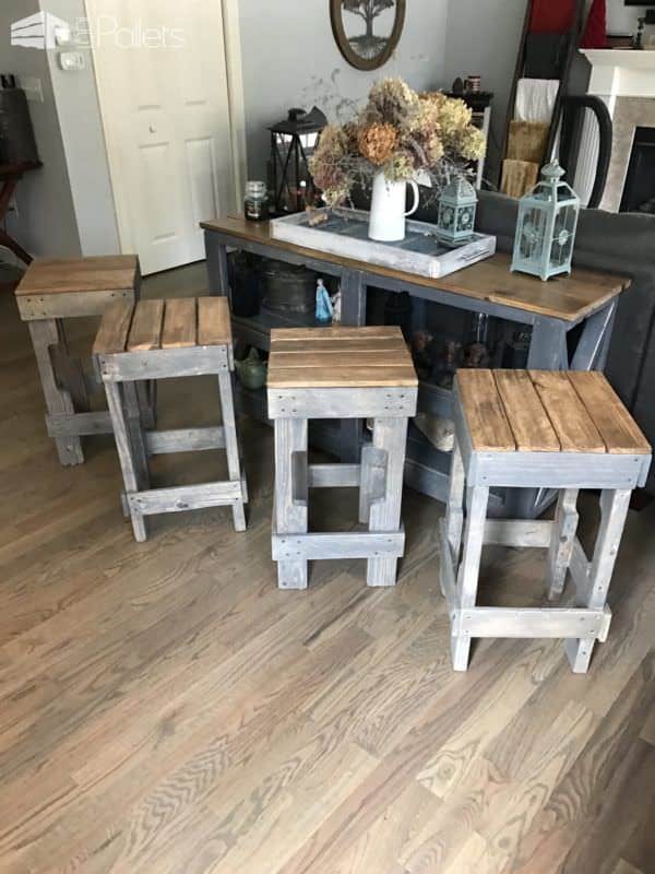 Pallet Stringer Bar Stools Look Pretty Cool! Pallet Benches, Pallet Chairs & Stools Pallet Stringer Bar Stools Look Pretty Cool! Pallet Benches, Pallet Chairs & Stools