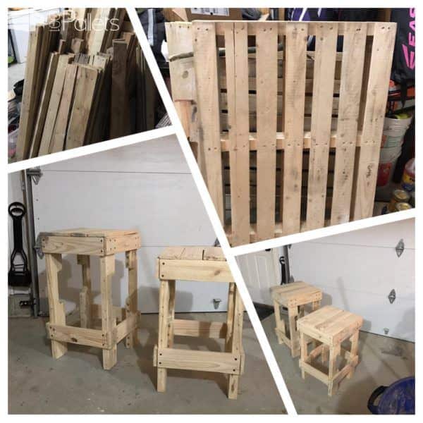 Pallet Stringer Bar Stools Look Pretty Cool! Pallet Benches, Pallet Chairs & Stools Pallet Stringer Bar Stools Look Pretty Cool! Pallet Benches, Pallet Chairs & Stools