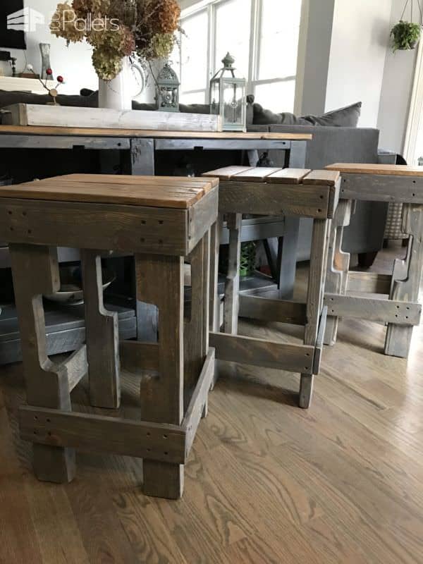 Pallet Stringer Bar Stools Look Pretty Cool! Pallet Benches, Pallet Chairs & Stools Pallet Stringer Bar Stools Look Pretty Cool! Pallet Benches, Pallet Chairs & Stools