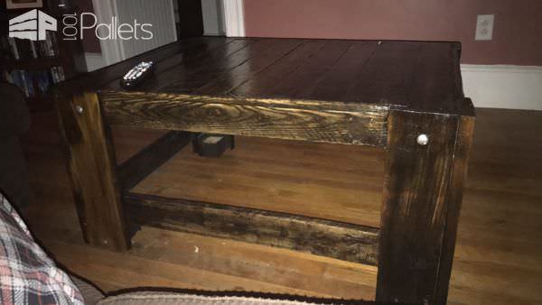 Rough-finished Chunky Pallet Coffee Table Pallet Coffee Tables Rough-finished Chunky Pallet Coffee Table Pallet Coffee Tables