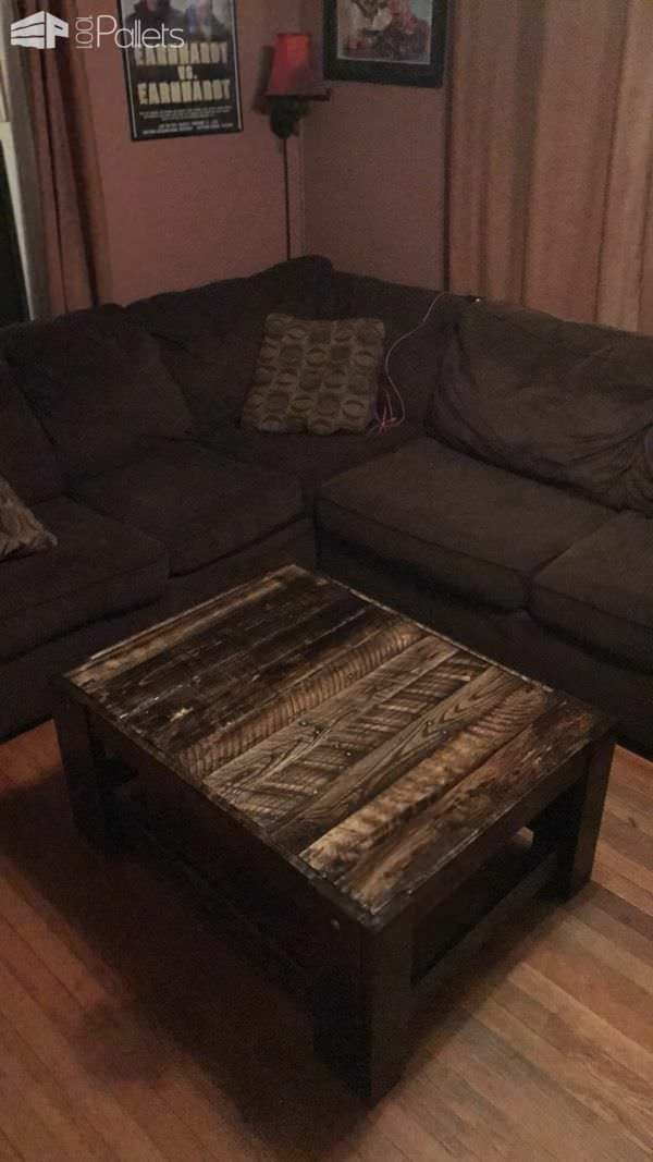 Rough-finished Chunky Pallet Coffee Table Pallet Coffee Tables Rough-finished Chunky Pallet Coffee Table Pallet Coffee Tables