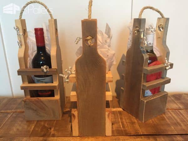 Rustic Pallet Wood Reusable Wine Gift Bags Pallet Home Accessories Rustic Pallet Wood Reusable Wine Gift Bags Pallet Home Accessories