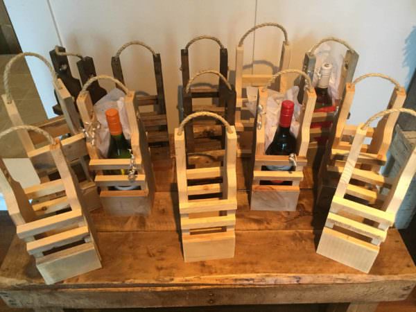 Rustic Pallet Wood Reusable Wine Gift Bags Pallet Home Accessories Rustic Pallet Wood Reusable Wine Gift Bags Pallet Home Accessories