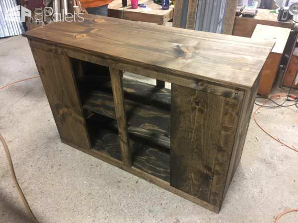 Sliding Barn Door Style Pallet Tv Stand Saves Money! Pallet TV Stands & Racks Sliding Barn Door Style Pallet Tv Stand Saves Money! Pallet TV Stands & Racks