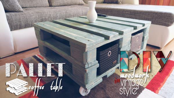 Vintage Style Pallet Coffee Table With Diy Video Pallet Coffee Tables Pallet Tutorials Vintage Style Pallet Coffee Table With Diy Video Pallet Coffee Tables Pallet Tutorials
