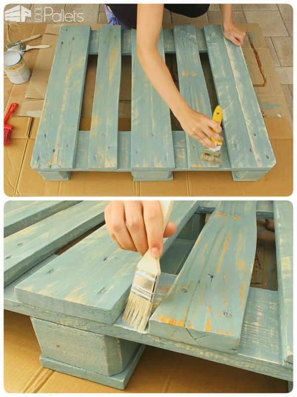 Vintage Style Pallet Coffee Table With Diy Video Pallet Coffee Tables Pallet Tutorials Vintage Style Pallet Coffee Table With Diy Video Pallet Coffee Tables Pallet Tutorials