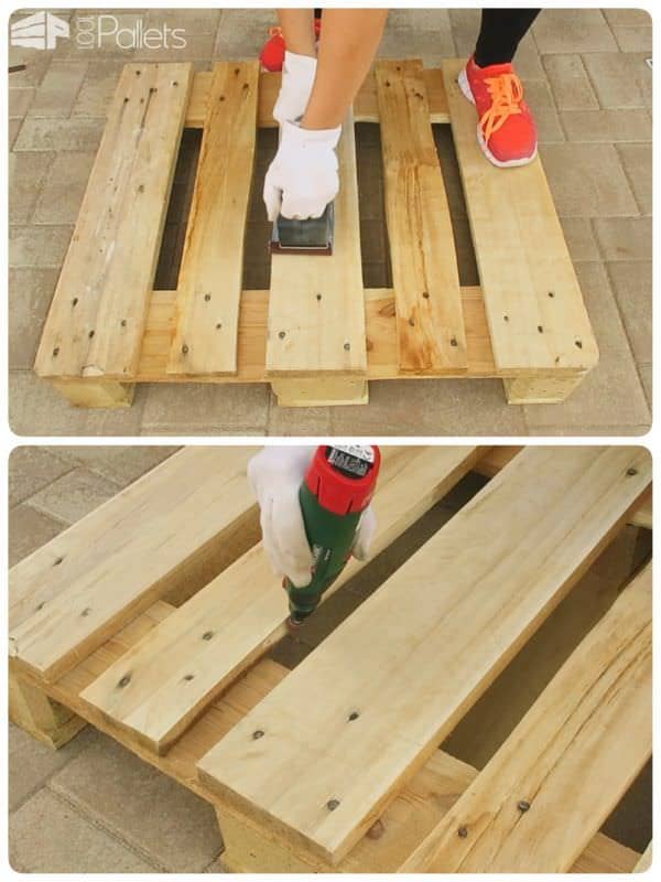 Vintage Style Pallet Coffee Table With Diy Video Pallet Coffee Tables Pallet Tutorials Vintage Style Pallet Coffee Table With Diy Video Pallet Coffee Tables Pallet Tutorials