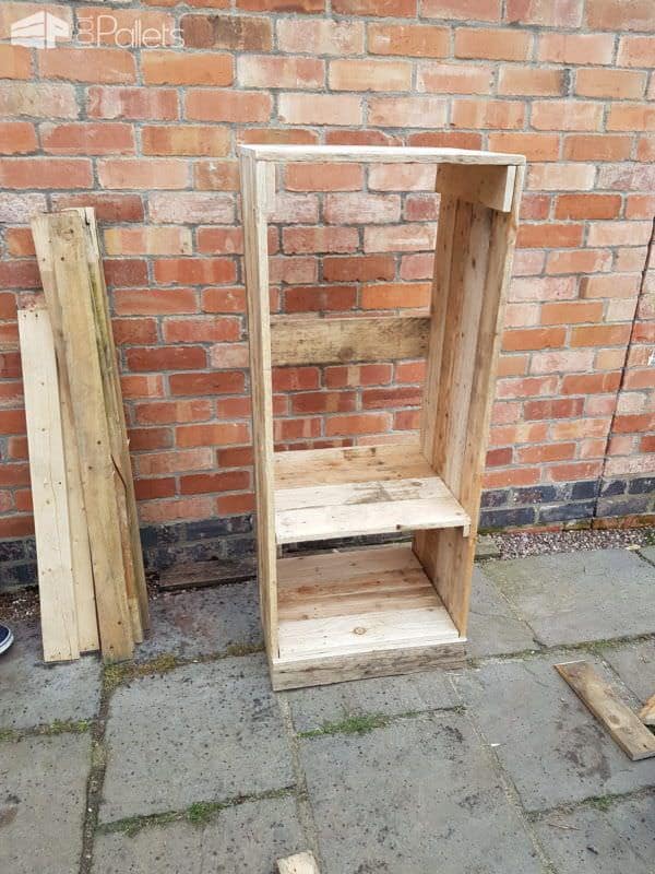 Combo Pallet Wine Rack/Book Shelf Unit Pallet Bookcases & Bookshelves Combo Pallet Wine Rack/Book Shelf Unit Pallet Bookcases & Bookshelves