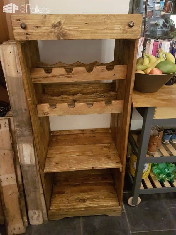 Combo Pallet Wine Rack/Book Shelf Unit Pallet Bookcases & Bookshelves Combo Pallet Wine Rack/Book Shelf Unit Pallet Bookcases & Bookshelves