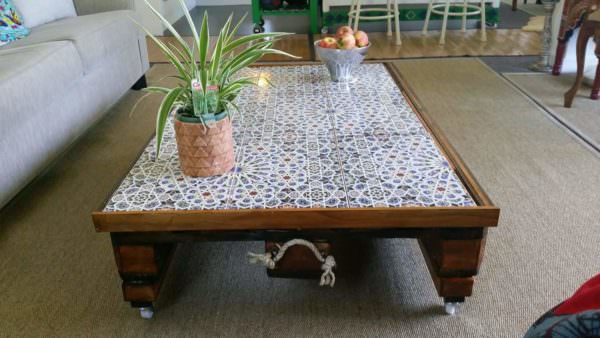 Moroccan-inspired Pallet Coffee Table Pallet Coffee Tables Moroccan-inspired Pallet Coffee Table Pallet Coffee Tables