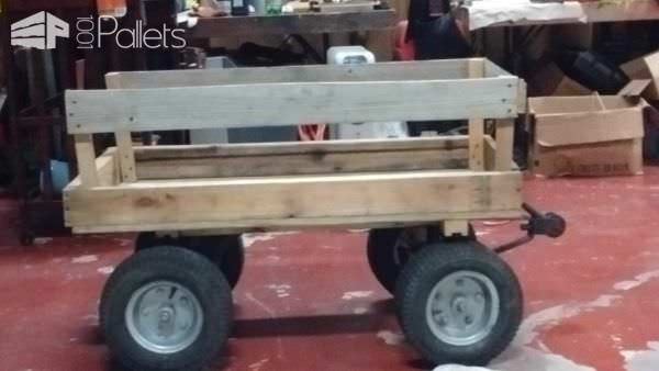 Pallet Yard Wagon For Mom Pallets in the Garden Pallet Yard Wagon For Mom Pallets in the Garden