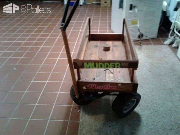 Pallet Yard Wagon For Mom Pallets in the Garden Pallet Yard Wagon For Mom Pallets in the Garden