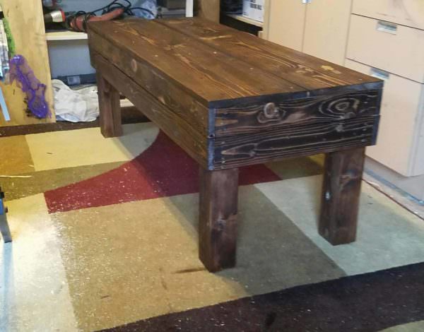 Sturdy Comfy Pallet Bench Improves Any Garden! Pallet Benches, Pallet Chairs & Stools Sturdy Comfy Pallet Bench Improves Any Garden! Pallet Benches, Pallet Chairs & Stools