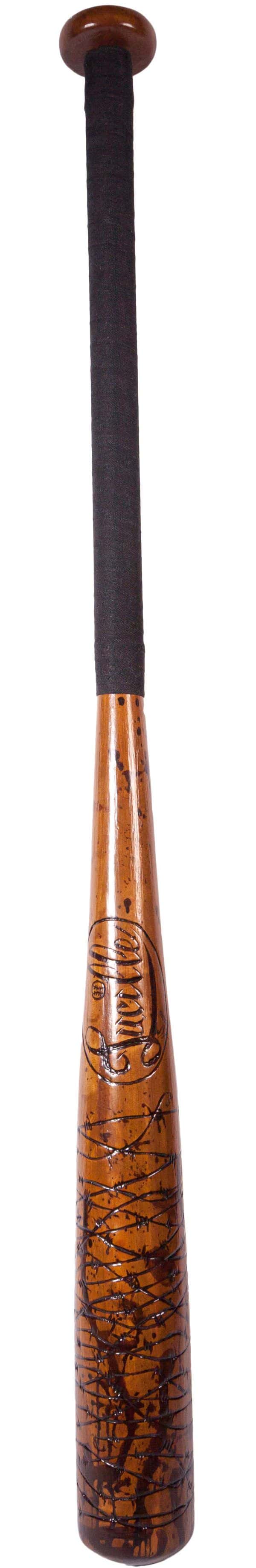 The Walking Dead Fan Art Wood Turned Pallet Bat “Lucille” With Display Shelf Pallet Home Accessories The Walking Dead Fan Art Wood Turned Pallet Bat “Lucille” With Display Shelf Pallet Home Accessories