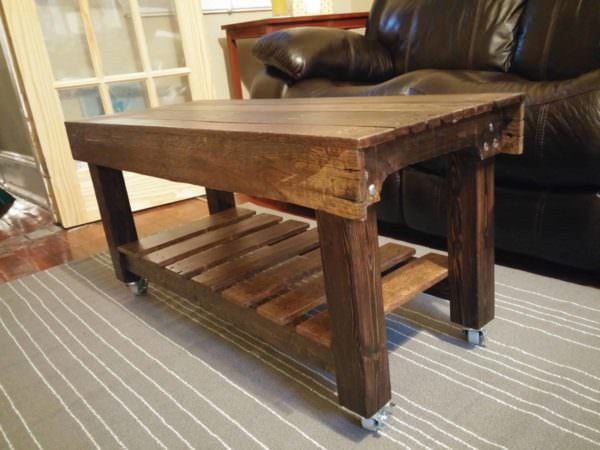This Pallet Coffee Table Has Casters Pallet Coffee Tables This Pallet Coffee Table Has Casters Pallet Coffee Tables
