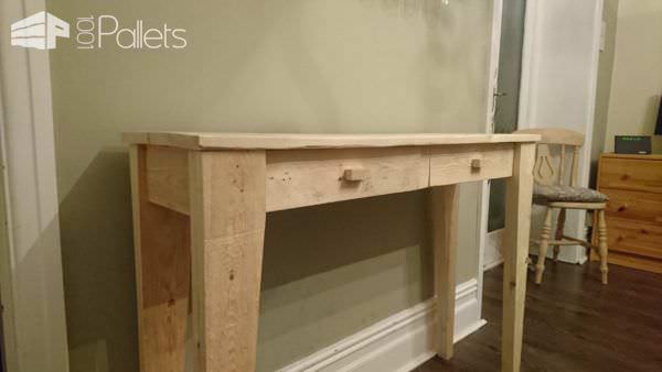 Upcycled Elegance Pallet Console Table Pallet Desks & Pallet Tables Upcycled Elegance Pallet Console Table Pallet Desks & Pallet Tables