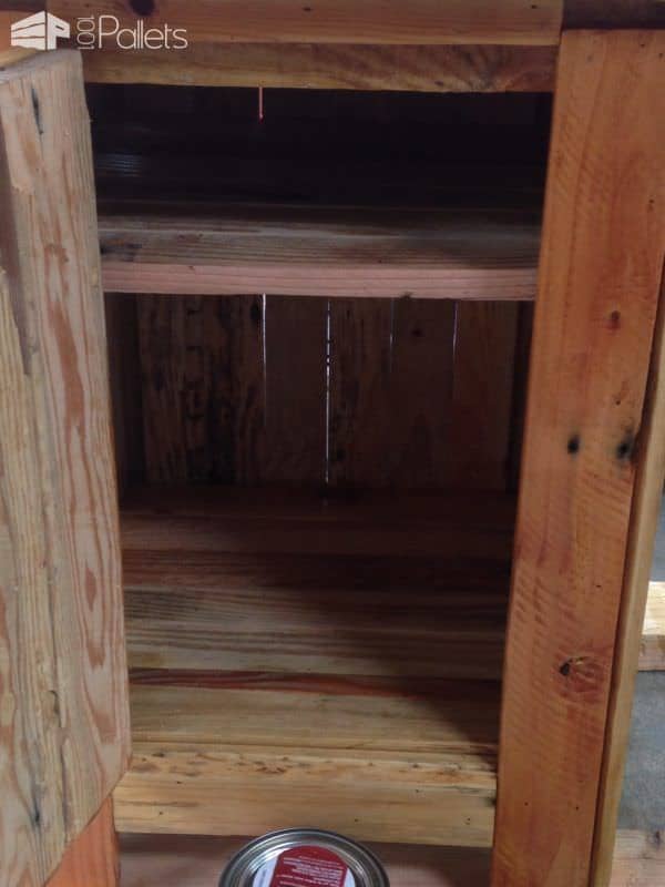Upscale Pine Pallet Nightstand Has Lots of Storage! Pallet Cabinets & Wardrobes Upscale Pine Pallet Nightstand Has Lots of Storage! Pallet Cabinets & Wardrobes
