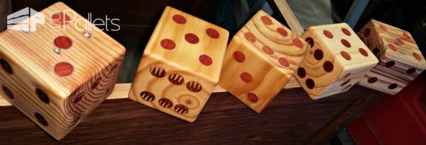 Yardzee Pallet Dice Set With Scorecard Storage Bucket Fun Pallet Crafts for Kids Yardzee Pallet Dice Set With Scorecard Storage Bucket Fun Pallet Crafts for Kids
