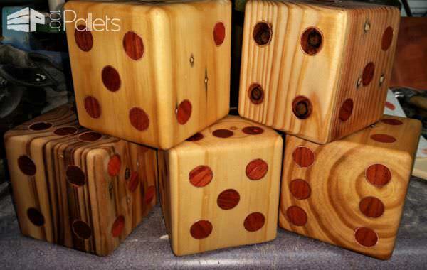 Yardzee Pallet Dice Set With Scorecard Storage Bucket Fun Pallet Crafts for Kids Yardzee Pallet Dice Set With Scorecard Storage Bucket Fun Pallet Crafts for Kids