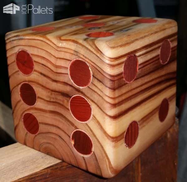 Yardzee Pallet Dice Set With Scorecard Storage Bucket Fun Pallet Crafts for Kids Yardzee Pallet Dice Set With Scorecard Storage Bucket Fun Pallet Crafts for Kids