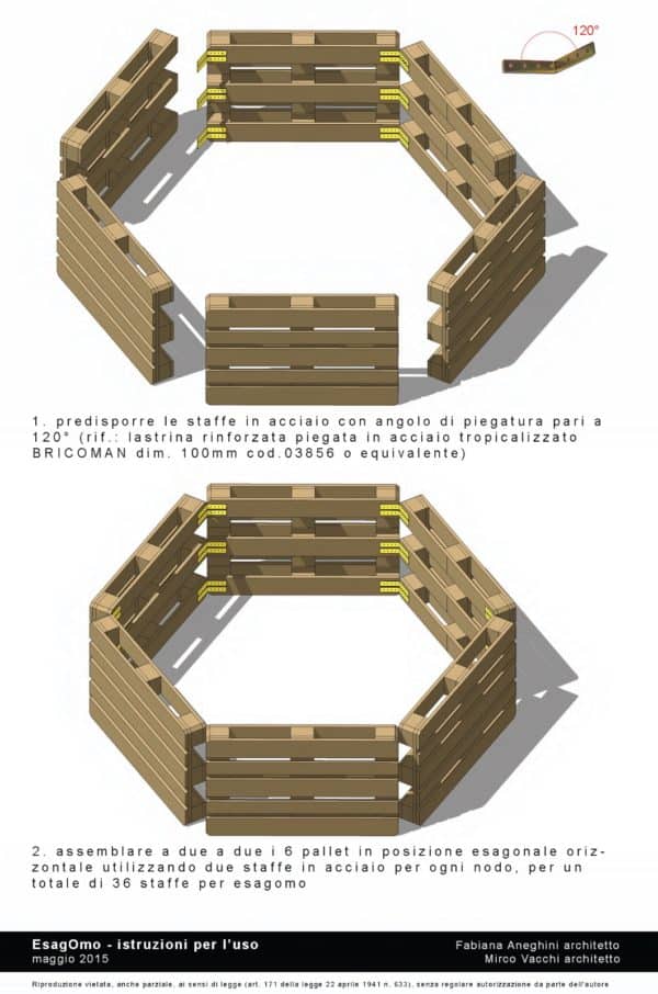A Pallet Module For Exhibitions (Esagomo) English Tutorials A Pallet Module For Exhibitions (Esagomo) English Tutorials