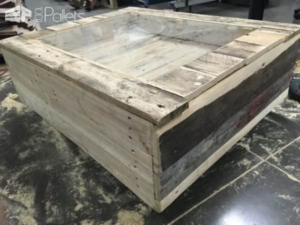 Beachy-keen Pallet Coffee Display Table Pallet Coffee Tables Beachy-keen Pallet Coffee Display Table Pallet Coffee Tables