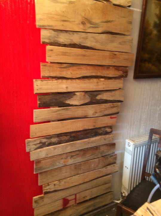 Change Drab Into Fab Making Pallet Wall Accents Pallet Walls & Pallet Doors Change Drab Into Fab Making Pallet Wall Accents Pallet Walls & Pallet Doors