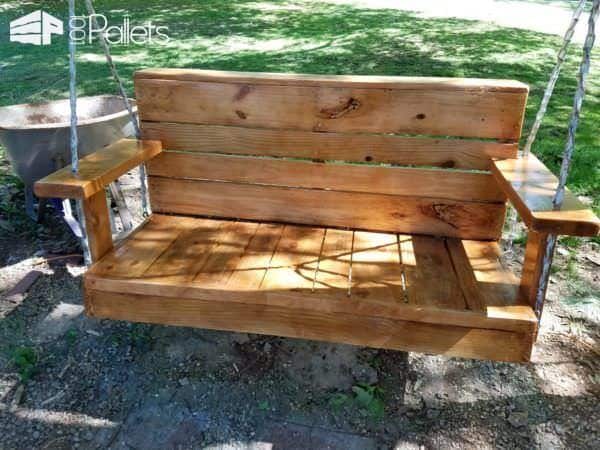 Easy Diy Tutorial: Build & Install One Pallet Swing Bench Pallet Benches, Pallet Chairs & Stools Pallet Tutorials Easy Diy Tutorial: Build & Install One Pallet Swing Bench Pallet Benches, Pallet Chairs & Stools Pallet Tutorials