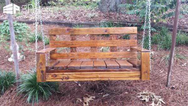 Easy Diy Tutorial: Build & Install One Pallet Swing Bench Pallet Benches, Pallet Chairs & Stools Pallet Tutorials Easy Diy Tutorial: Build & Install One Pallet Swing Bench Pallet Benches, Pallet Chairs & Stools Pallet Tutorials