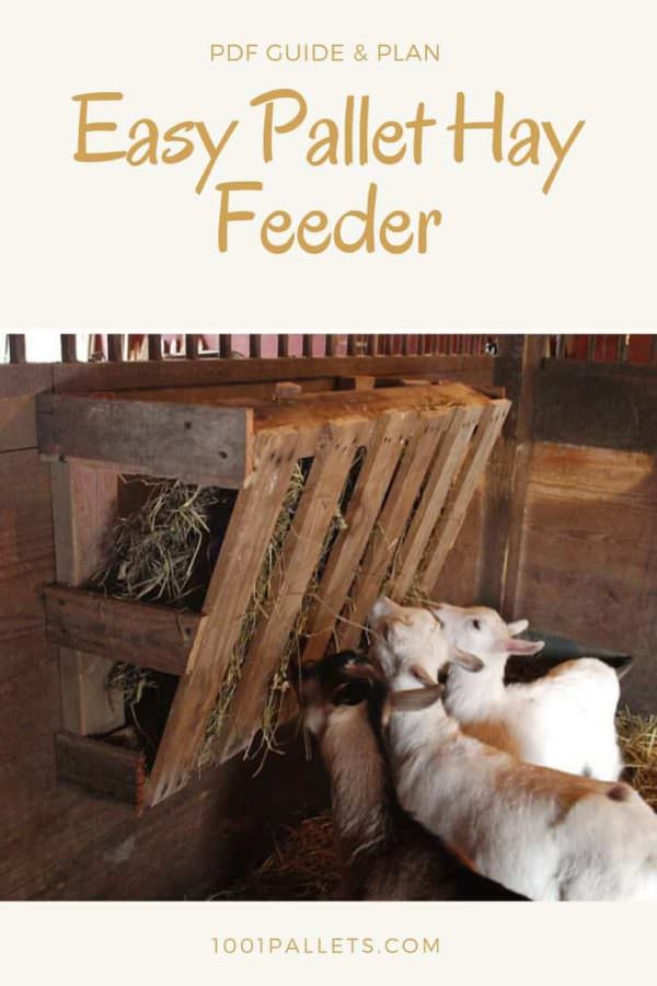 Easy Pallet Hay Feeder English Tutorials Garden Easy Pallet Hay Feeder English Tutorials Garden