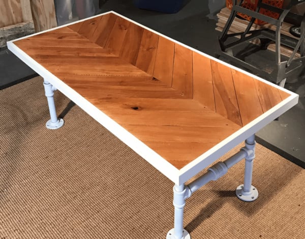 Industrial Chevron Pallet Coffee Table Pallet Coffee Tables Industrial Chevron Pallet Coffee Table Pallet Coffee Tables