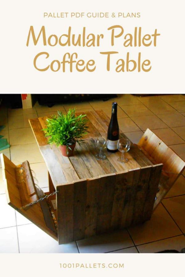 Modular Pallet Coffee Table English Tutorials Furniture Modular Pallet Coffee Table English Tutorials Furniture