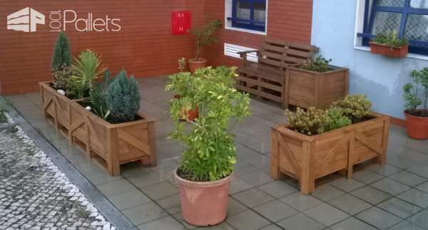 Pair O’ Patio Pallet Planters Pallet Planters & Compost Bins Pair O’ Patio Pallet Planters Pallet Planters & Compost Bins