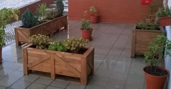 Pair O’ Patio Pallet Planters Pallet Planters & Compost Bins Pair O’ Patio Pallet Planters Pallet Planters & Compost Bins