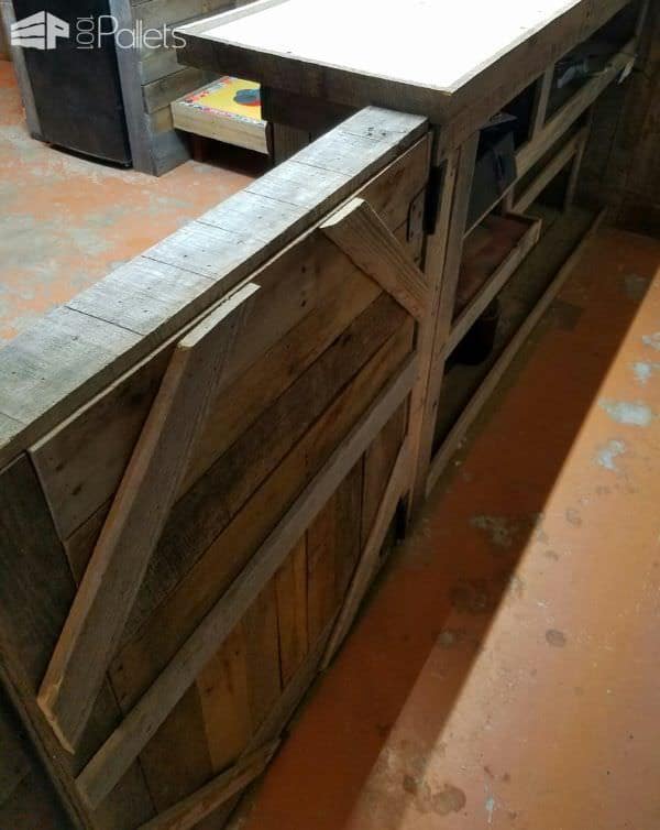 Pallet Bar Featuring Epoxy Penny Top Pallet Bars Pallet Bar Featuring Epoxy Penny Top Pallet Bars