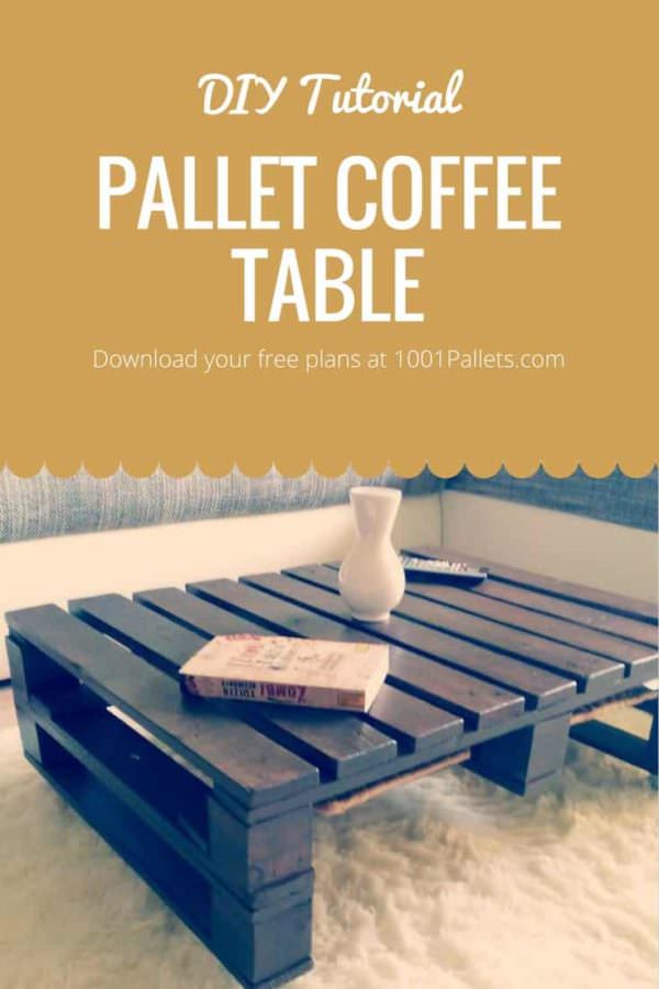Pallet Coffee Table English Tutorials Furniture 
