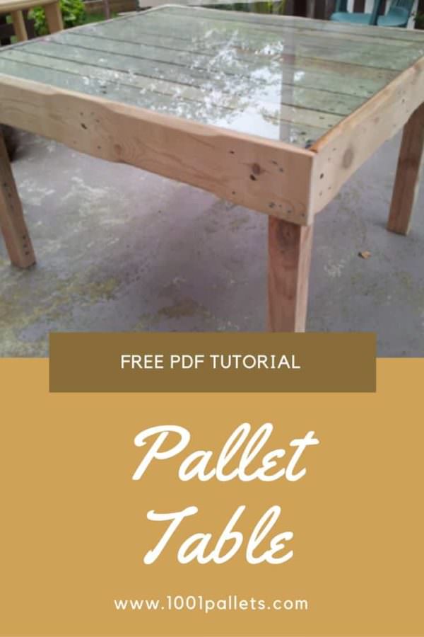 Pallet Table English Tutorials Furniture Pallet Table English Tutorials Furniture
