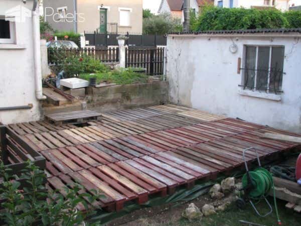 Pallet Terrace Deck English Tutorials Furniture Garden Pallet Terrace Deck English Tutorials Furniture Garden