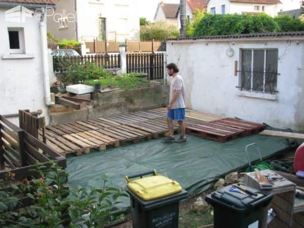 Pallet Terrace Deck English Tutorials Furniture Garden Pallet Terrace Deck English Tutorials Furniture Garden