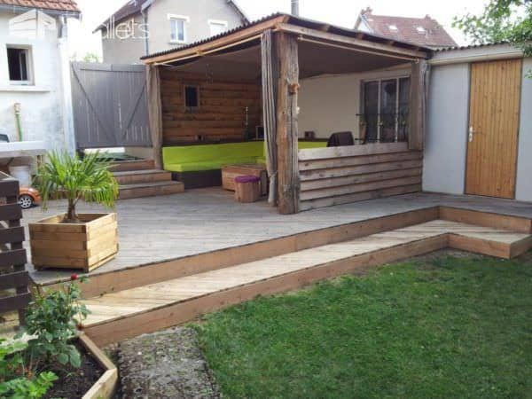 Pallet Terrace Deck English Tutorials Furniture Garden Pallet Terrace Deck English Tutorials Furniture Garden