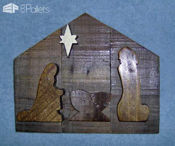 Pallet Wood Christmas Nativity Pallet Home Accessories Pallet Wood Christmas Nativity Pallet Home Accessories