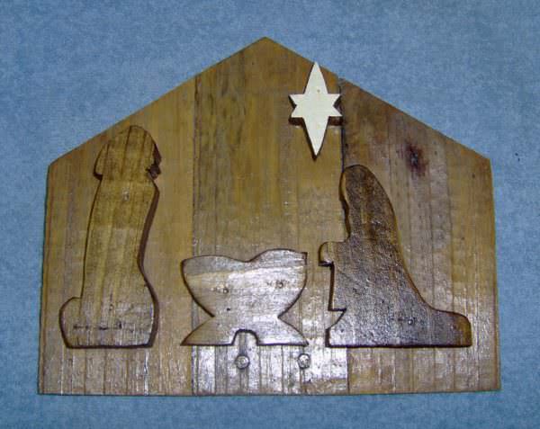 Pallet Wood Christmas Nativity Pallet Home Accessories Pallet Wood Christmas Nativity Pallet Home Accessories