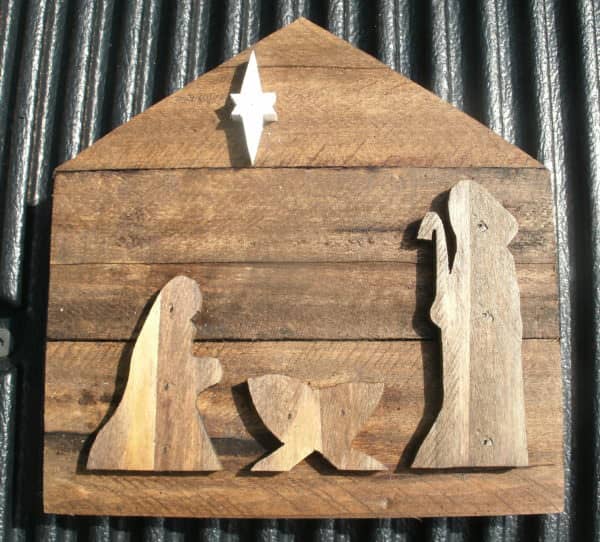 Pallet Wood Christmas Nativity Pallet Home Accessories Pallet Wood Christmas Nativity Pallet Home Accessories