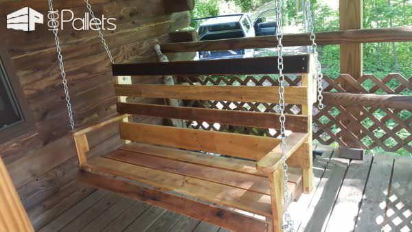 Easy Diy Tutorial: Build & Install One Pallet Swing Bench Pallet Benches, Pallet Chairs & Stools Pallet Tutorials Easy Diy Tutorial: Build & Install One Pallet Swing Bench Pallet Benches, Pallet Chairs & Stools Pallet Tutorials