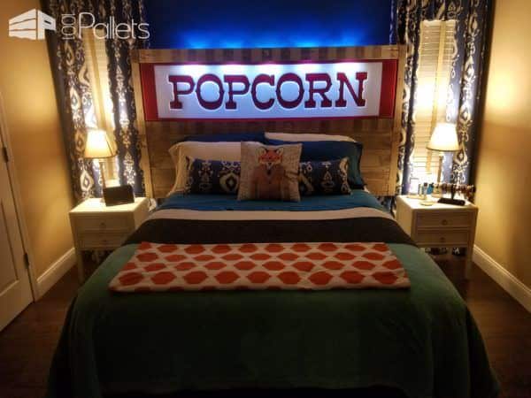 Reclaimed Carnival Sign Pallet Headboard Pallet Beds, Pallet Headboards & Frames Reclaimed Carnival Sign Pallet Headboard Pallet Beds, Pallet Headboards & Frames