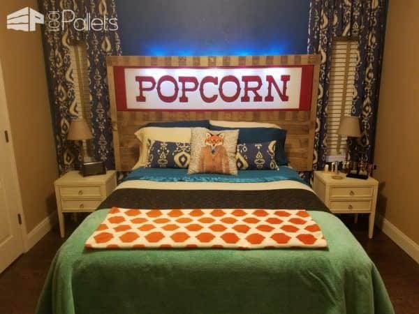 Reclaimed Carnival Sign Pallet Headboard Pallet Beds, Pallet Headboards & Frames Reclaimed Carnival Sign Pallet Headboard Pallet Beds, Pallet Headboards & Frames