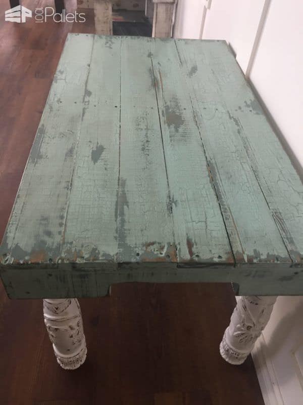 Reclaimed Pallet Side Table Has Upcycled Bed Frame Post Legs Pallet Coffee Tables Reclaimed Pallet Side Table Has Upcycled Bed Frame Post Legs Pallet Coffee Tables